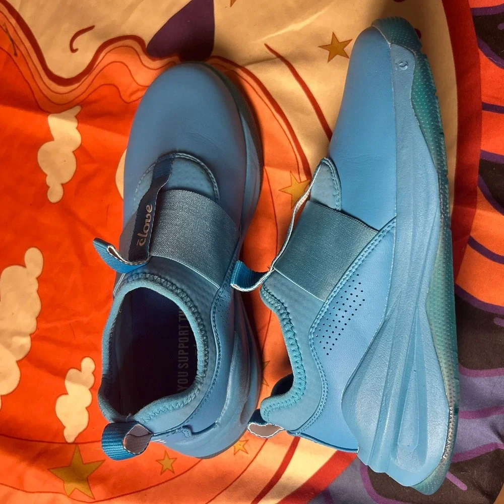 Clove Solo Blue Slip On Healthcare Nursing Shoes Womens 6 Sneakers Comfort Work